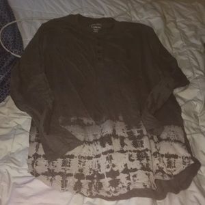 WASHED LONG SLEEVE TEE